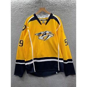 Nashville Predators Josi Jersey Mens Size 48 Roman Josi Yellow Reebok Hockey